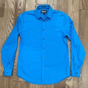 Express  Classic Solid Stretch 1MX Dress Shirt size small